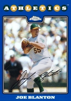 2008 Topps Chrome Blue Refractors #115 Joe Blanton