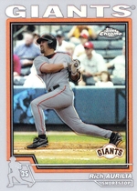 2004 Topps Chrome Refractors #63 Rich Aurilia