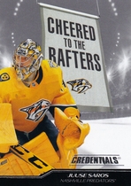 2024 Upper Deck Credentials Cheered to the Rafters #CR-SA Juuse Saros