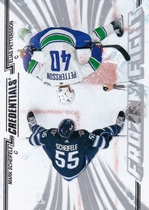 2024 Upper Deck Credentials Frozen Fight #FF-SP Elias Pettersson|Mark Scheifele