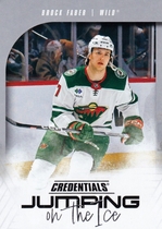 2024 Upper Deck Credentials Jumping on the Ice #JI-BF Brock Faber