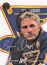 1993 Leaf Studio Signature Series #8 Brett Hull