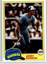 1981 Topps Base Set #637 Jerry Narron