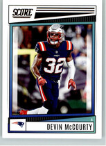 2022 Score Base Set #287 Devin Mccourty