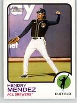 2022 Topps Heritage Minor League #161 Hendry Mendez