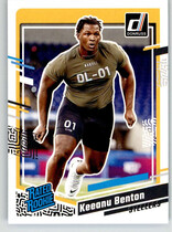 2023 Donruss Base Set #387 Keeanu Benton