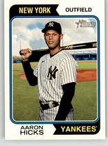 2023 Topps Heritage #75 Aaron Hicks