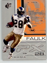 2001 SPx Base Set #71 Marshall Faulk