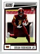 2022 Score Base Set #338 Brian Robinson Jr.