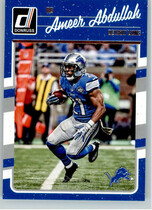 2016 Donruss Base Set #97 Ameer Abdullah