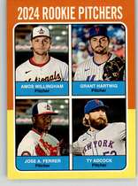 2024 Topps Heritage High Number #621 Amos Willingham|Grant Hartwig|Jose A. Ferrer|Ty Adcock