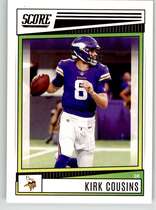 2022 Score Base Set #106 Kirk Cousins