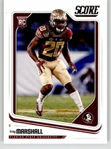 2018 Score Base Set #438 Trey Marshall