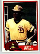 1981 Topps Base Set #285 Jerry Turner