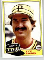 1981 Topps Base Set #312 Rick Rhoden