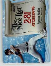 2024 Topps Holiday Making the Nice List #MNL-4 Spencer Strider