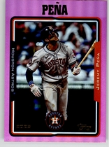 2025 Topps Archives Pink Foilboard #250 Jeremy Pena