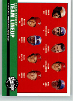 2001 Upper Deck Vintage #91 2000 Rangers Lineup