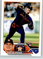 2023 Topps Base Set #111 Hunter Brown