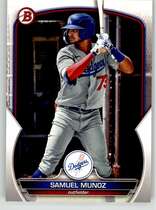 2023 Bowman Prospects #BP-80 Samuel Munoz