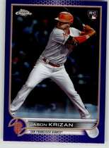 2022 Topps Chrome Update Purple Refractor #USC9 Jason Krizan