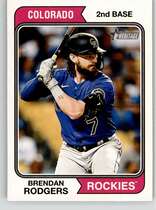 2023 Topps Heritage #487 Brendan Rodgers