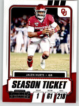 2021 Panini Contenders Draft Picks #26 Jalen Hurts