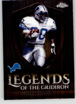 2025 Topps Chrome Legends of the Gridiron #LOG-11 Barry Sanders