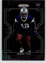 2021 Panini Prizm #394 Jabril Cox