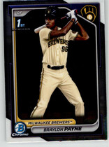 2024 Bowman Chrome Draft #BDC-72 Braylon Payne