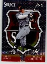 2025 Panini Select Select Certified #6 Aaron Judge