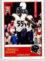 2019 Score Base Set #84 Terrell Suggs