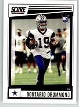 2022 Score Base Set #399 Dontario Drummond