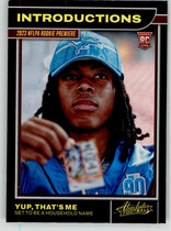 2023 Panini Absolute Introductions #4 Jahmyr Gibbs