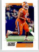 2019 Score Base Set #396 Christian Wilkins