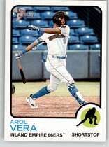2022 Topps Heritage Minor League #49 Arol Vera