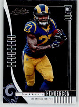 2019 Panini Absolute (Retail) #109 Darrell Henderson