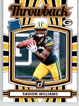 2025 Donruss Rated Rookie Throwback #43 Savion Williams