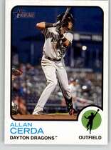 2022 Topps Heritage Minor League #10 Allan Cerda
