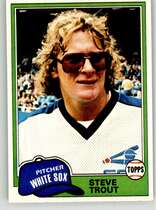 1981 Topps Base Set #552 Steve Trout