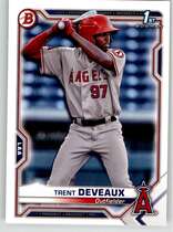 2021 Bowman Prospects #BP-94 Trent Deveaux