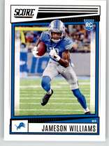 2022 Score Base Set #377 Jameson Williams