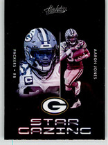 2023 Panini Absolute Star Gazing #SG-10 Aaron Jones