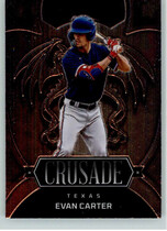 2023 Panini Chronicles Crusade #1 Evan Carter