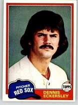 1981 Topps Base Set #620 Dennis Eckersley