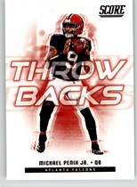 2025 Score Throwbacks #13 Michael Penix Jr.