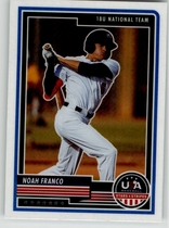 2023 Panini USA Baseball Stars & Stripes (Optichrome) #7 Noah Franco