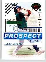 2024 Panini Prospect Edition Prospect Ticket #196 Jake Gelof
