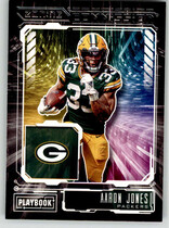2021 Panini Playbook Zoning Commission #5 Aaron Jones