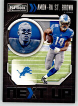 2021 Panini Playbook Next Up #1 Amon-Ra St. Brown